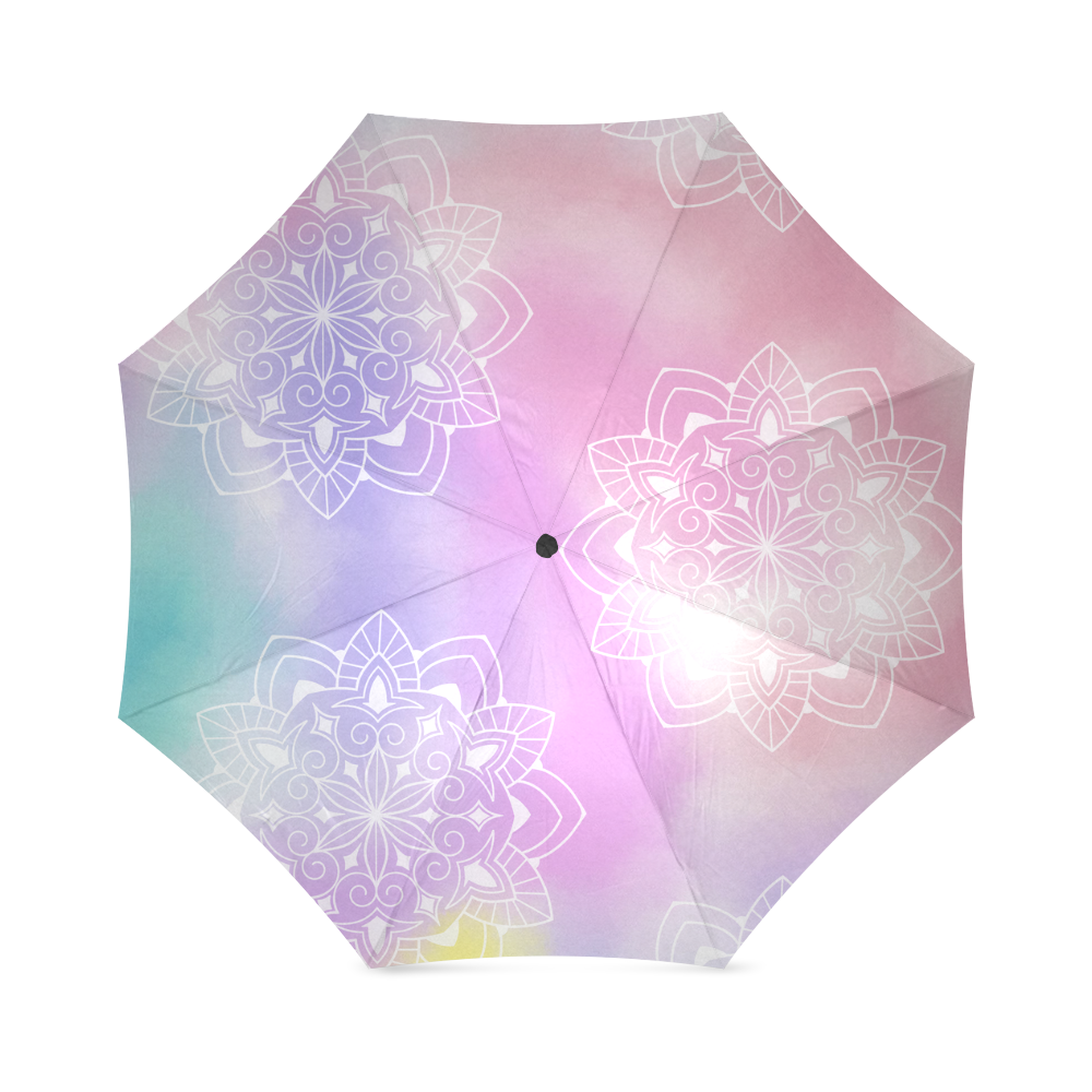 Watercolor Mandala by ArtformDesigns Foldable Umbrella (Model U01)