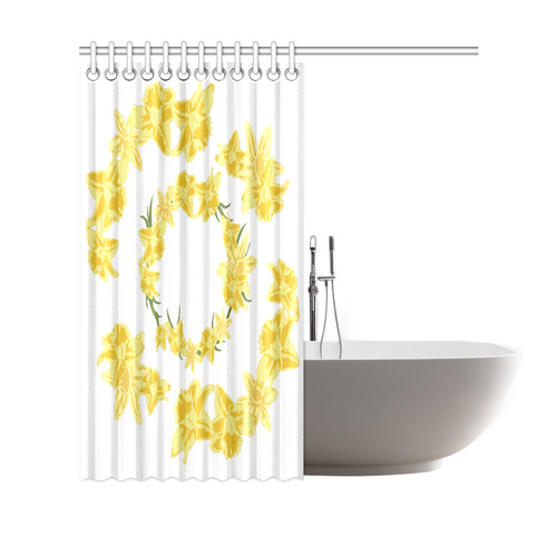 Daffodils Shower Curtain 69"x70"