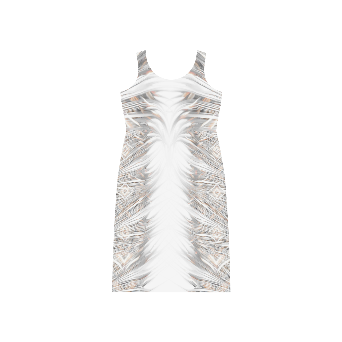light Phaedra Sleeveless Open Fork Long Dress (Model D08)