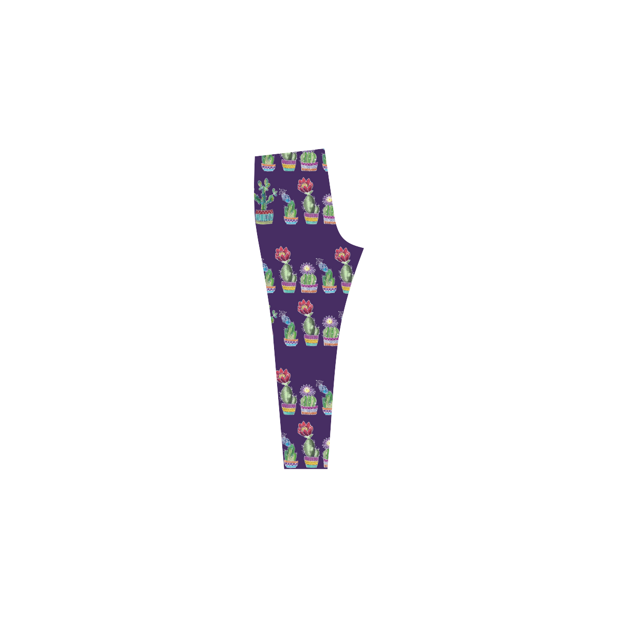 Cute Cactus Blossom Cassandra Women's Leggings (Model L01)