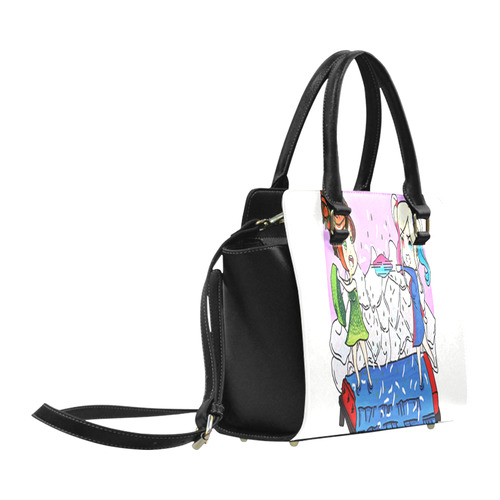 Harley Quinn and Poison Ivy Classic Shoulder Handbag (Model 1653)