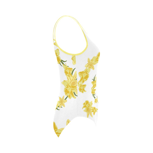 Daffodils Vest One Piece Swimsuit (Model S04)