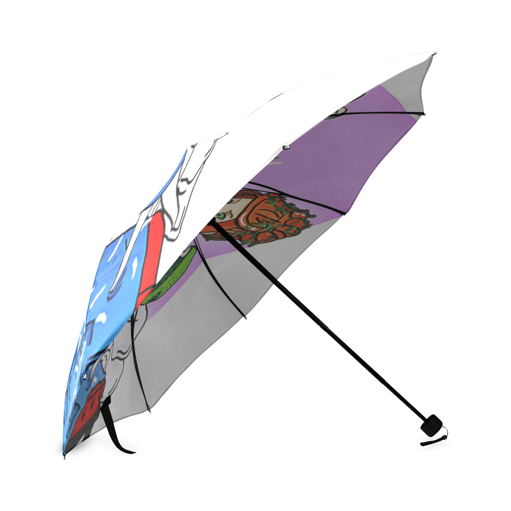 Harley Quinn and Poison Ivy Foldable Umbrella (Model U01)