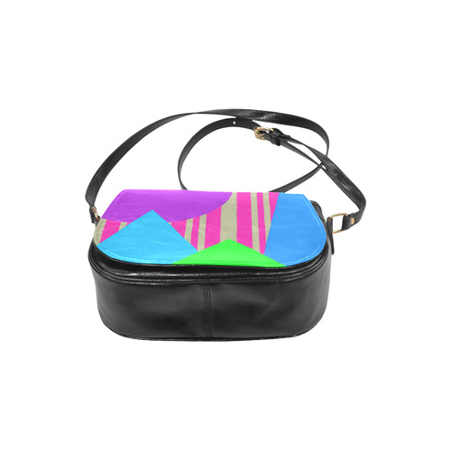Colours and Shapes Classic Saddle Bag/Small (Model 1648)