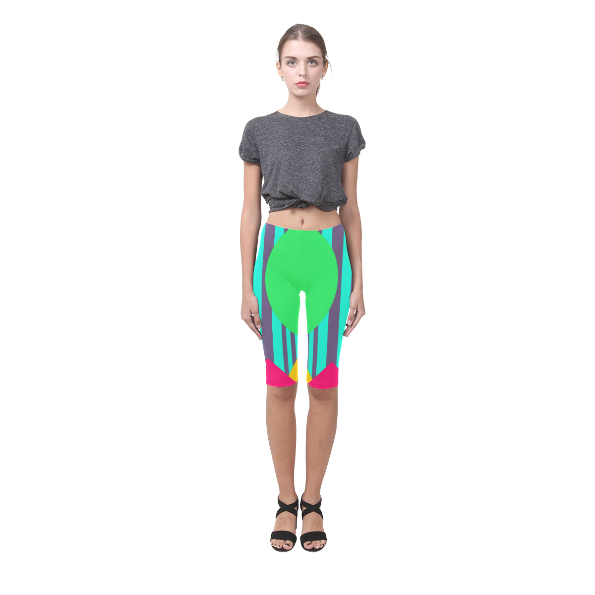 Shapes and Colors Hestia Cropped Leggings (Model L03)