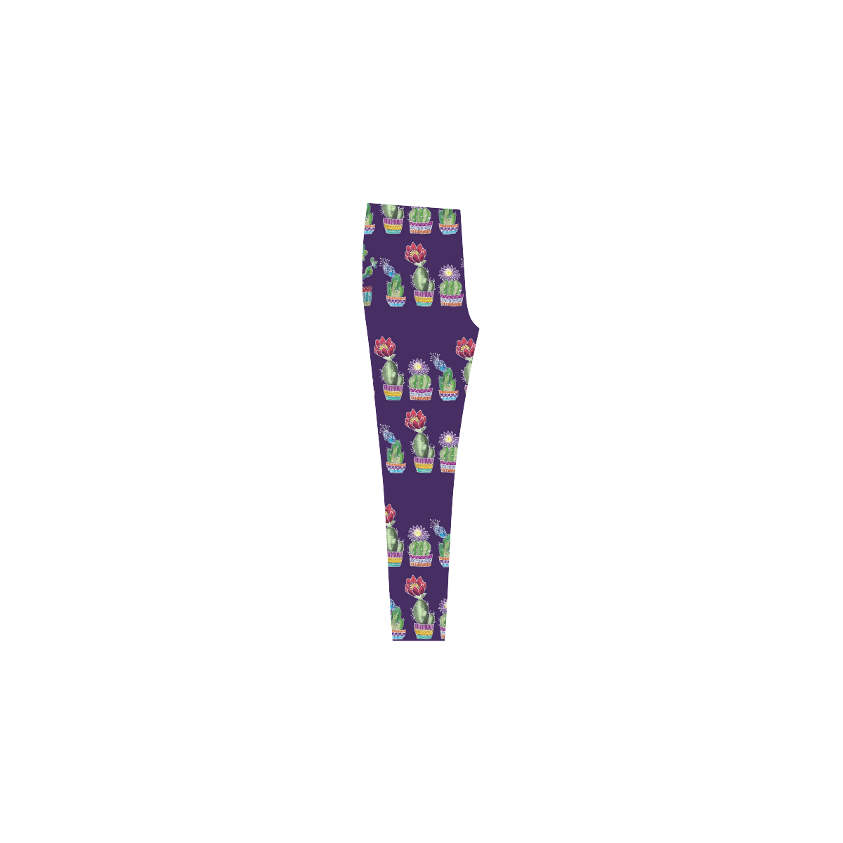 Cute Cactus Blossom Cassandra Women's Leggings (Model L01)