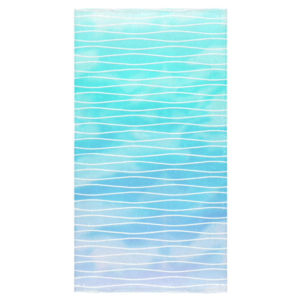 turquoise sea Bath Towel 30"x56"