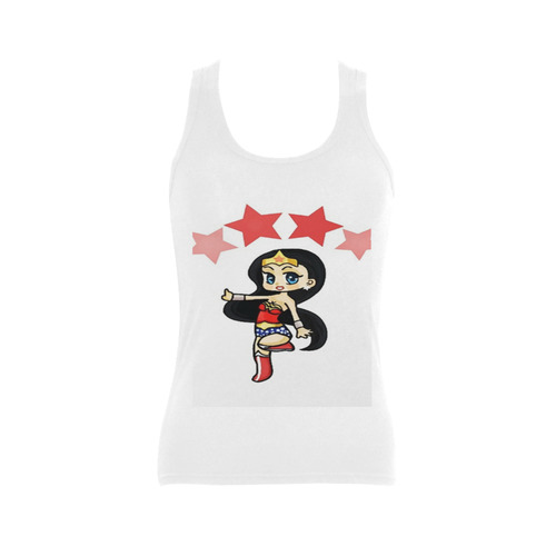 warrior-princess Women's Shoulder-Free Tank Top (Model T35)