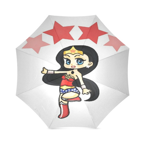 Wonder Woman/warrior-princess Foldable Umbrella (Model U01)