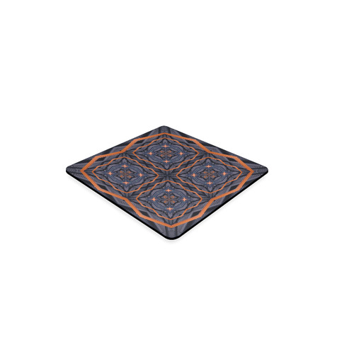 Industrial Blue & Orange 2 Square Coaster