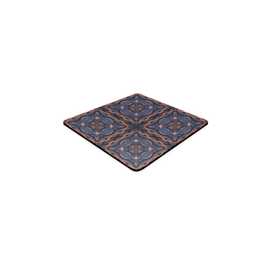 Industrial Blue & Orange 3 Square Coaster