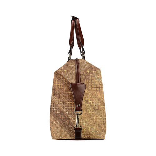 Golden Fabric Classic Travel Bag (Model 1643)