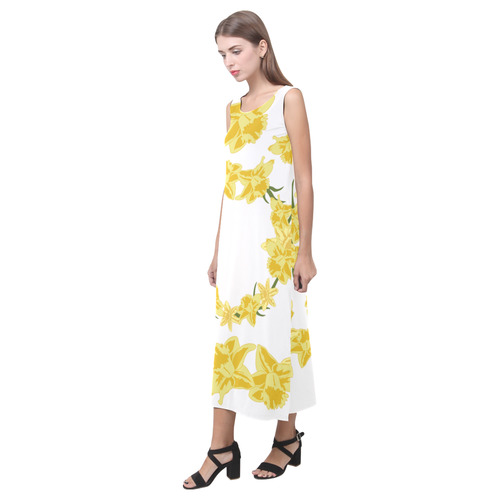 Daffodils Phaedra Sleeveless Open Fork Long Dress (Model D08)