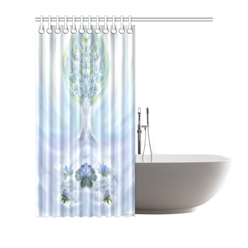 lotus 6 Shower Curtain 72"x72"