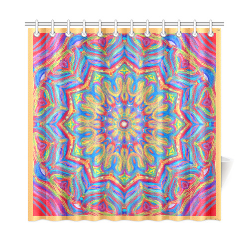 indian 4 Shower Curtain 72"x72"