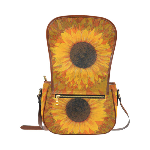 Sunflower Saddle Bag/Large (Model 1649)