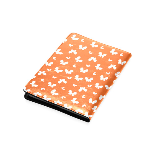 Cute orange Butterflies Custom NoteBook A5