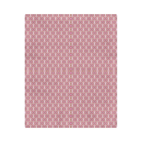 Retro Pink and Brown Pattern Duvet Cover 86"x70" ( All-over-print)