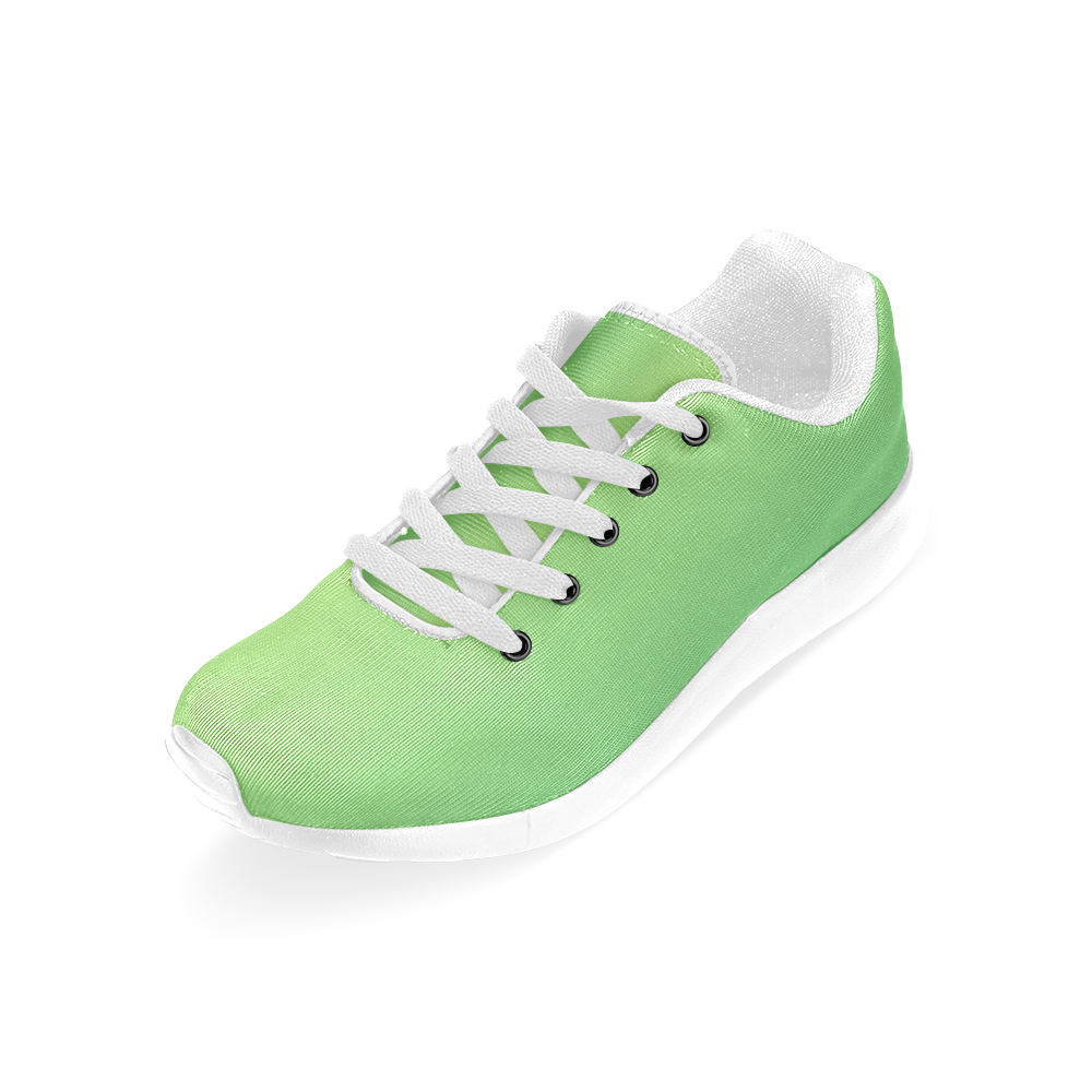 Yellow Green Ombre Men’s Running Shoes (Model 020)