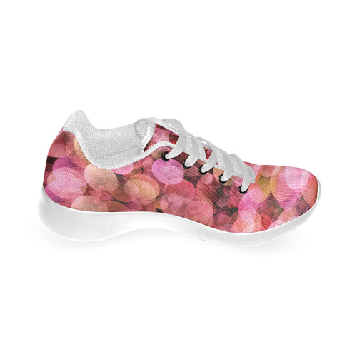 Peach and pink bubbles Women’s Running Shoes (Model 020)