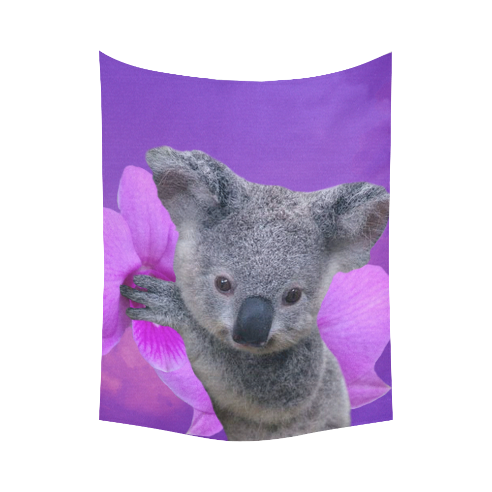 Koala Cotton Linen Wall Tapestry 60"x 80"