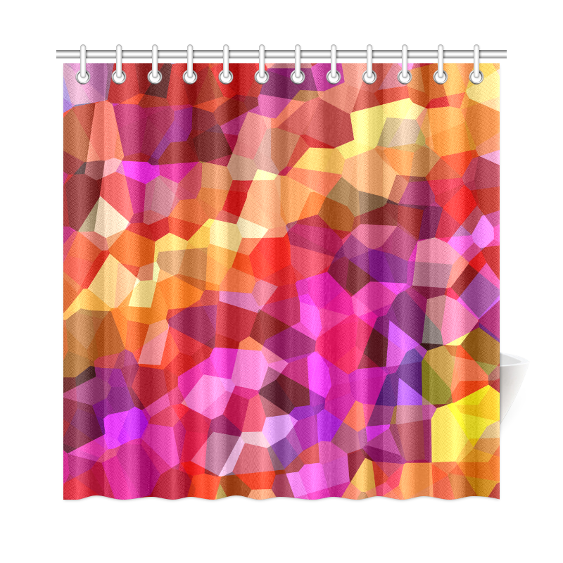 Geometric Fall Pattern Shower Curtain 72"x72"