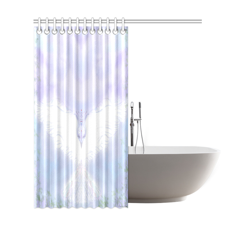 dove 2 Shower Curtain 69"x72"