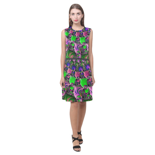 awesome fractal 33A Eos Women's Sleeveless Dress (Model D01)