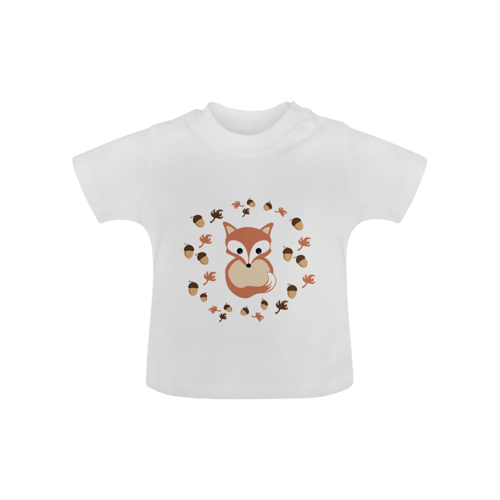 Fox in autumn Baby Classic T-Shirt (Model T30)