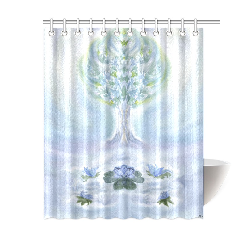 lotus 6 Shower Curtain 60"x72"