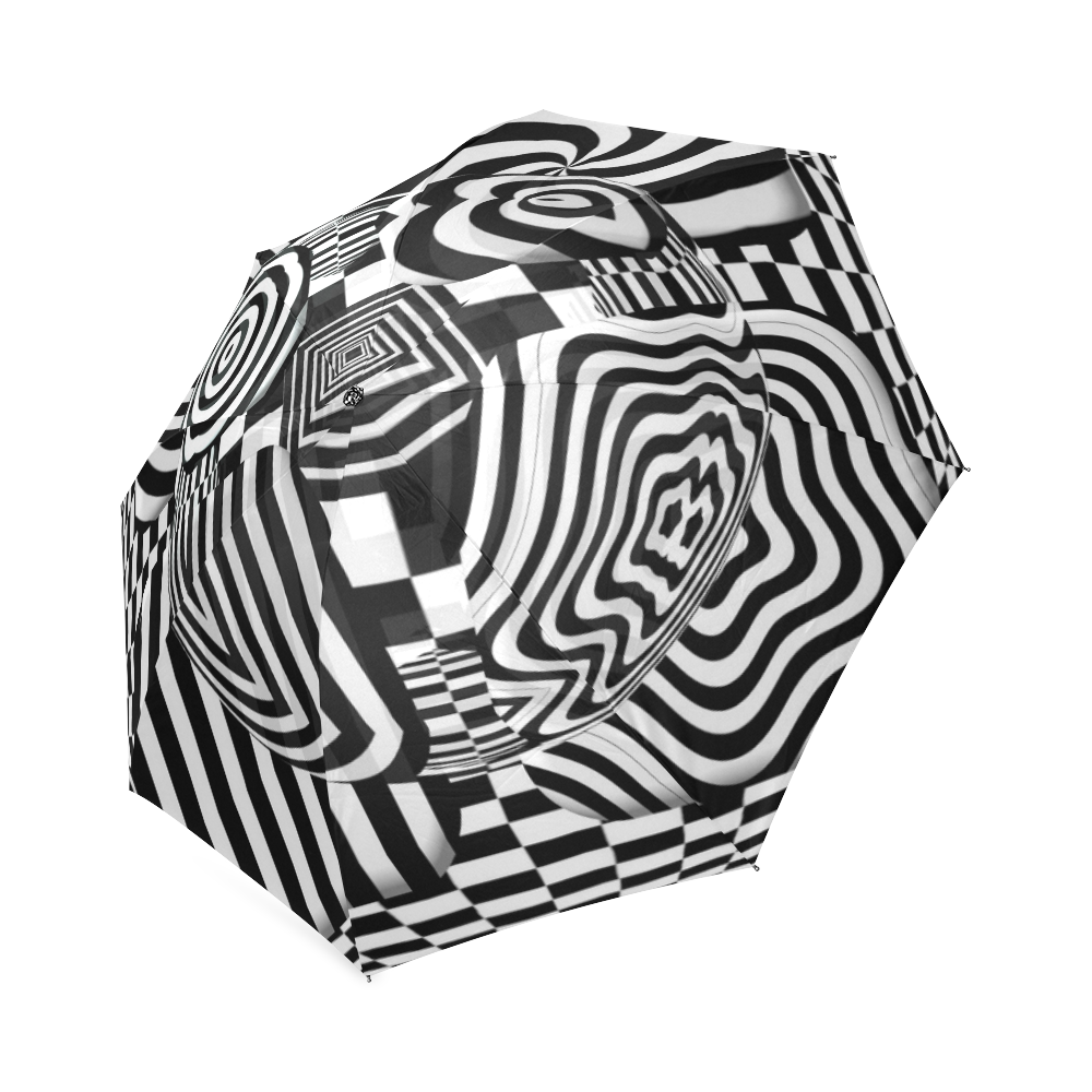 Quilts Op Art vier Pattern Foldable Umbrella (Model U01)