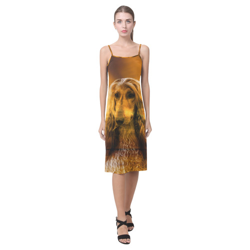 Dog Afghan Hound Alcestis Slip Dress (Model D05)