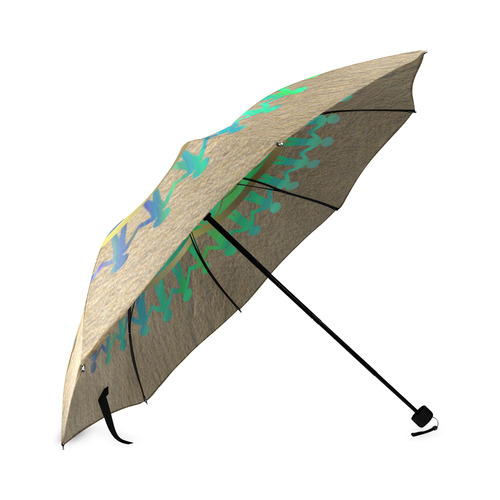 Blumen des Lebens heilungs Foldable Umbrella (Model U01)