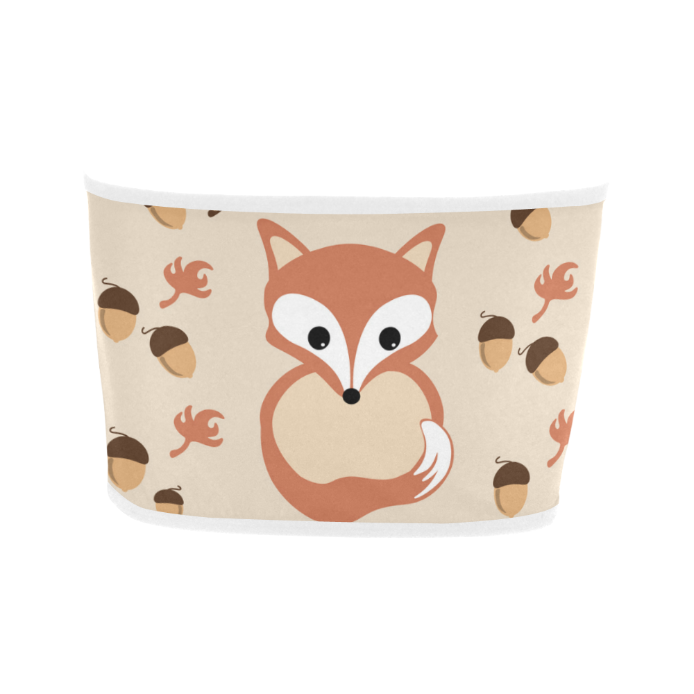 Fox in autumn Bandeau Top