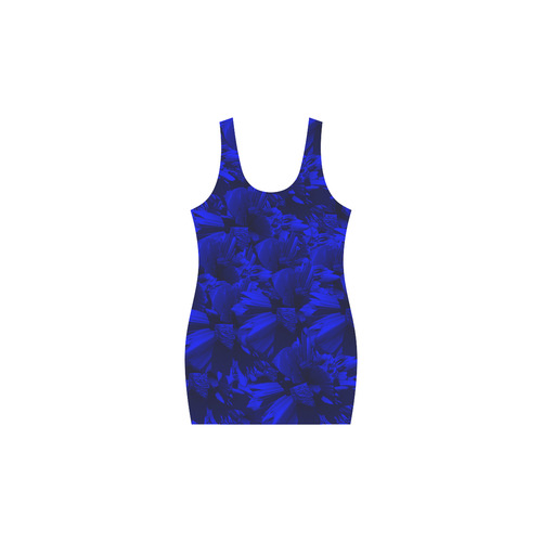 A202 Blue Peaks Abstract Medea Vest Dress (Model D06)