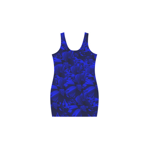 A202 Blue Peaks Abstract Medea Vest Dress (Model D06)