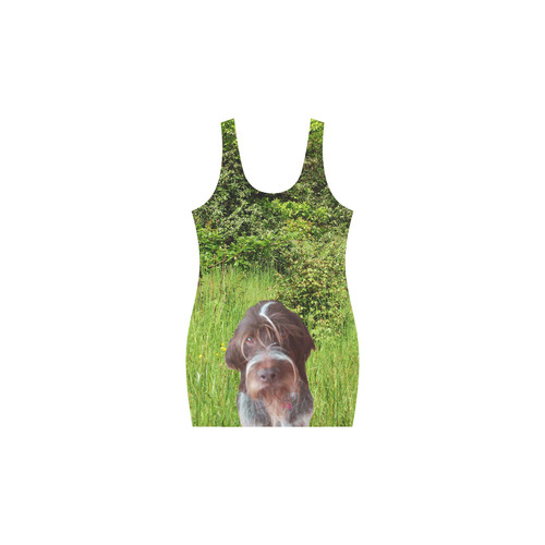 Dog Wirehaired Pointing Griffon Medea Vest Dress (Model D06)