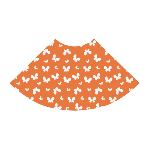 Cute orange Butterflies Atalanta Sundress (Model D04)