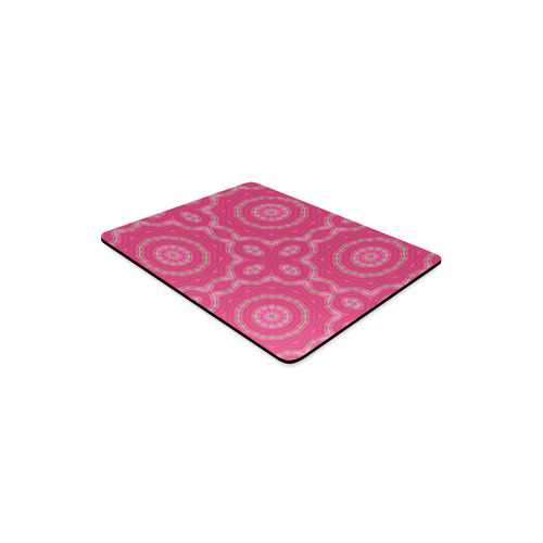 Pink Circles & Ovals Rectangle Mousepad