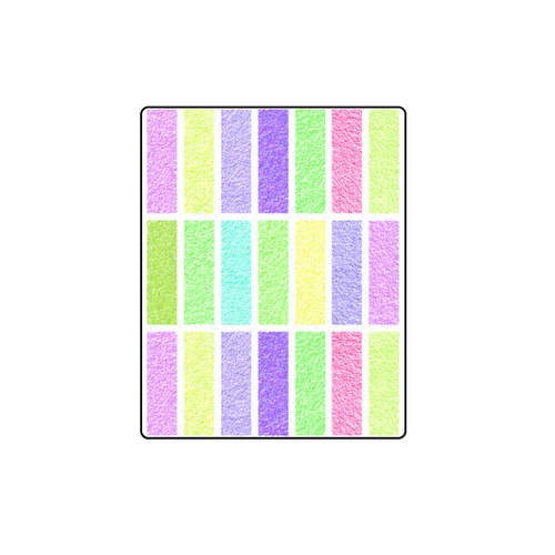 Pastel rectangles Blanket 40"x50"