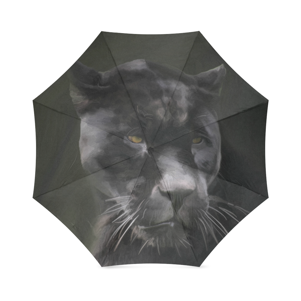 Black beauty umbrella Foldable Umbrella (Model U01)