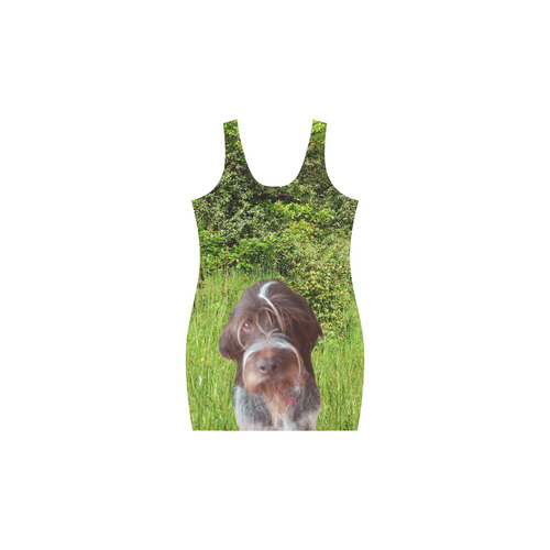 Dog Wirehaired Pointing Griffon Medea Vest Dress (Model D06)