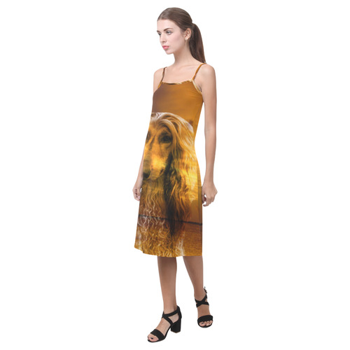 Dog Afghan Hound Alcestis Slip Dress (Model D05)