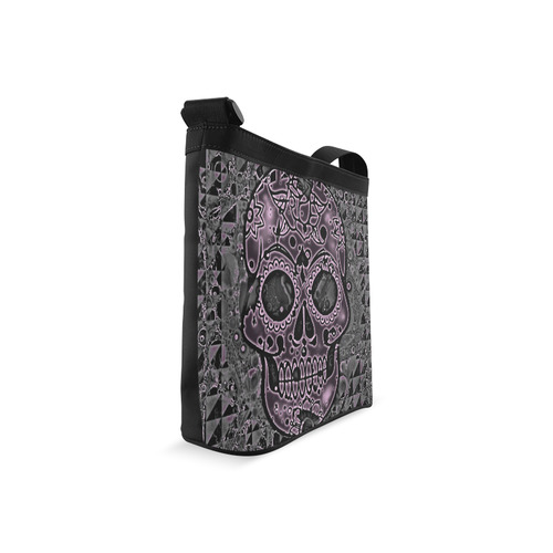 skull pink Crossbody Bags (Model 1613)