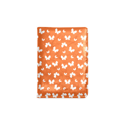 Cute orange Butterflies Custom NoteBook A5