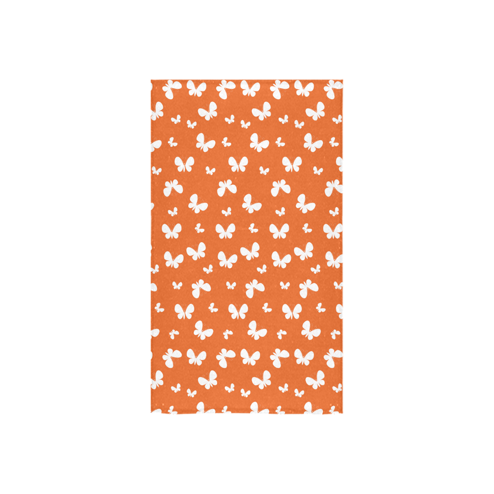 Cute orange Butterflies Custom Towel 16"x28"