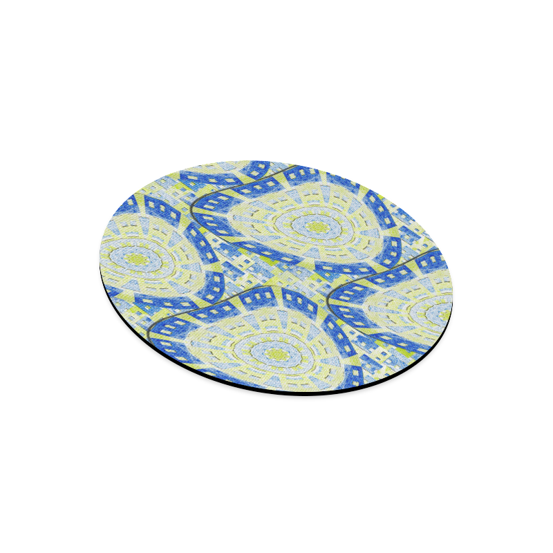 Distorted Order Round Mousepad