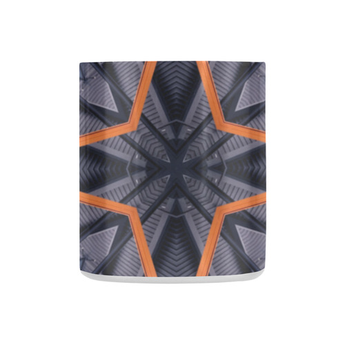 Industrial Blue & Orange 4 Classic Insulated Mug(10.3OZ)