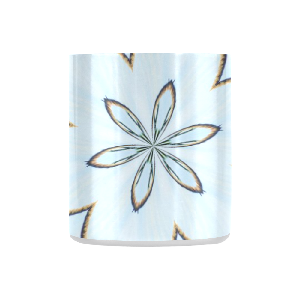 Blue Sky Flower Classic Insulated Mug(10.3OZ)