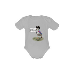 Pirate Duck with Parrot Baby Powder Organic Short Sleeve One Piece (Model T28)